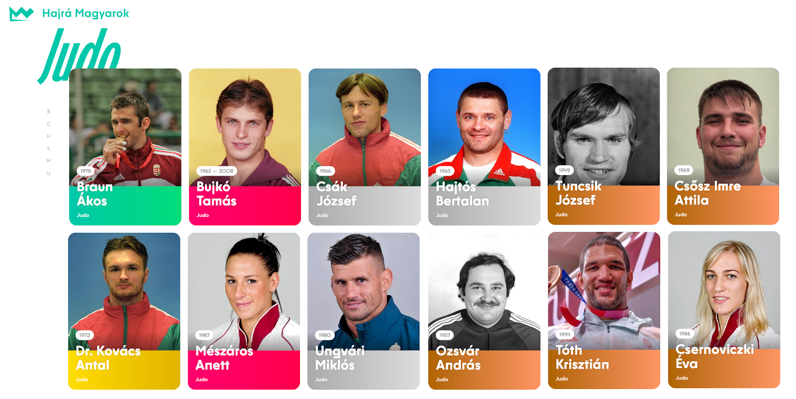 Judo a Magyar Virtuális Sportmúzeumban